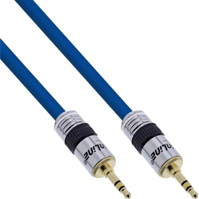 Abbildung von InLine 99952P Klinken Kabel PREMIUM, 3,5mm Stecker / Stecker, 2m