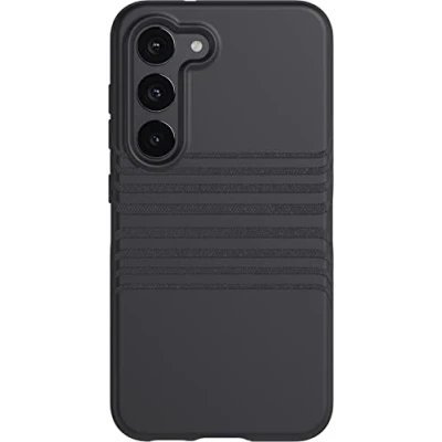 Abbildung von tech21 Evo Tactile Hülle für Samsung Galaxy S23 mit 4,8 m Fallschutz Schwarz