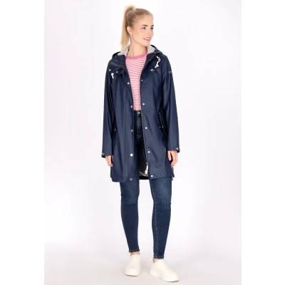 Abbildung von SCHMUDDELWEDDA Damen Regenmantel XL / Marine 100% Polyester