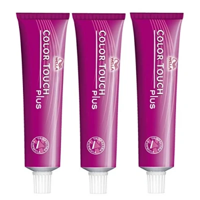 Abbildung von 3er Wella Professionals Color Touch Plus 55/06 Hellbraun Intensiv Natur Violett 60 ml