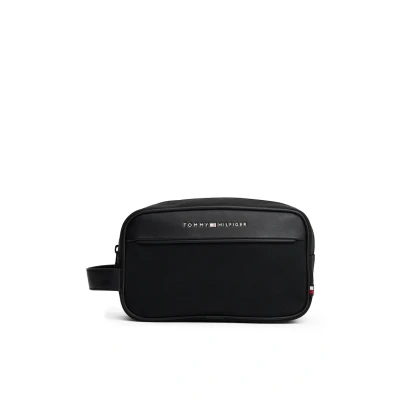 Abbildung von Tommy Hilfiger Kulturbeutel &quot;TH FOUNDATION WASHBAG&quot;, Men Minibag, Hygienebeutel mit praktischer Handschlaufe
