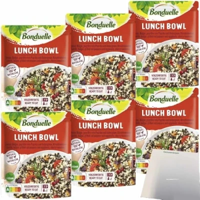 Abbildung von usy Bundle für Bonduelle Lunch Bowl Bulgur 6er Pack (6x250g Beutel) + Block
