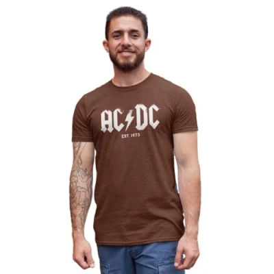 Abbildung von cotton division Herren Mebafudts082 T Shirt, Braun Melange, XXL