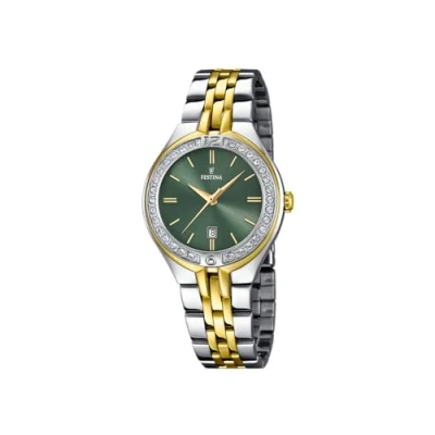 Abbildung von Festina Mademoiselle Kollektion Uhr, Damen, Größe: One Size, Silberfarben goldfarben
