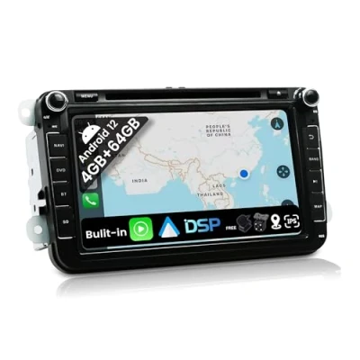 Abbildung von JOYX Android 10 Autoradio Passt für VW Passat/Golf/Skoda/Seat 4G+64G Eingebaut DSP Carplay Auto Rückfahrkamera Canbus KOSTENLOS 8 Zoll Mit DAB Lenkradsteuerung 4G WiFi Bluetooth5.0