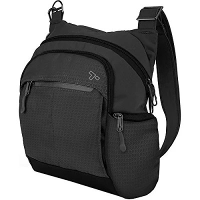 Abbildung von Travelon Anti Diebstahl Active Tour Tasche, schwarz (Schwarz) 43124 500, 9 x 11 3.5