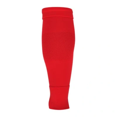Abbildung von uhlsport Tube it Sleeve Fußball Stutzen Fussball Socken für Herren, Damen und Kinder fester Halt, maximale Stabilität der Schienbeinschoner, 33 36, Rot