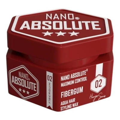Abbildung von Nano Absolute Aqua Hair wax 140ml Haarwachs haar Styling Wachs Haargel Gel herren barbershop (140ml, 02 Fibergum)