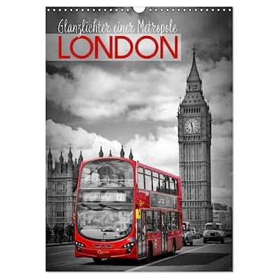 Abbildung von Glanzlichter einer Metropole LONDON (Wandkalender 2025 DIN A3 hoch), CALVENDO Monatskalender