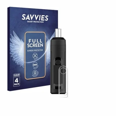 Abbildung von Savvies 4 Stück Full Screen Schutzfolie für Norddampf Relict Cover Displayschutz Folie [3D Curved, Transparent, Anti Fingerabdruck]