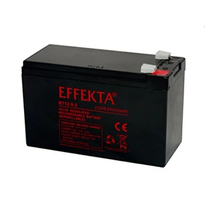 Abbildung von Akku Batterie Effekta BT12 9.5 12V 9,5Ah AGM Blei wie 7Ah 7,2Ah 9Ah