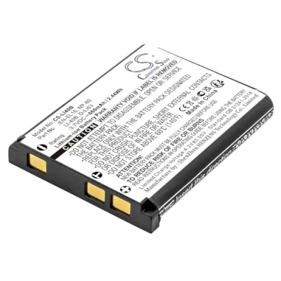 Abbildung von CS LI40B Akkus 660mAh Kompatibel mit [Nikon] Coolpix S210, S220, S230, S4000, S500, S510, S520, S570, S60,