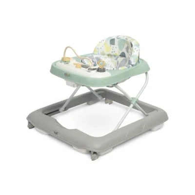 Abbildung von CARETERO Lauflernhilfe für Babys Babywalker Nel ab 6 Monaten mit Lerntafel Spiel und Lauflernwagen Laufen Lernen Entwicklung der Feinmotorik Spielecenter Laufstuhl Laufhilfe Grau