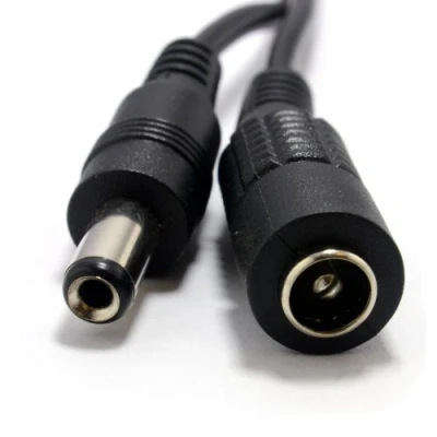 Abbildung von 5,5 x 2,1 mm DC Strom Stecker Zum Buchse Videoüberwachung CCTV Verlängerung Anschlusskabel Kabel 2 m [2 Meter/2m]