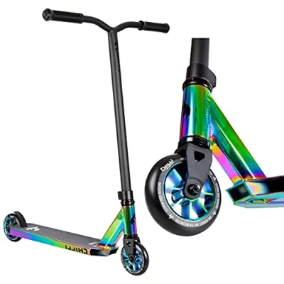 Abbildung von Chilli Pro Base Rocky Stunt scooter H=82cm neochrome + Kabelschloss