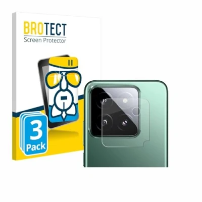 Abbildung von BROTECT Schutzglas für Xiaomi 14 (NUR Kameraschutz) (3 Stück) Schutzfolie Panzer Folie Glas [Extrem Kratzfest 9H, Anti Fingerprint,
