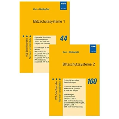 Abbildung von Blitzschutzsysteme 1+2 (Set): 1: Allgemeine Grundsätze, Risikomanagement, Schutz von baulichen Anlagen und Personen, Erläuterungen ... (VDE Schriftenreihe Normen verständlich)
