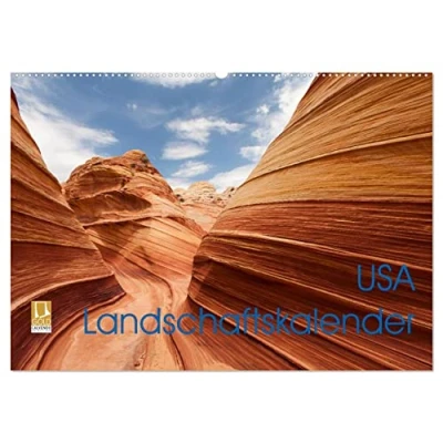 Abbildung von USA Landschaftskalender (Wandkalender 2025 DIN A2 quer), CALVENDO Monatskalender