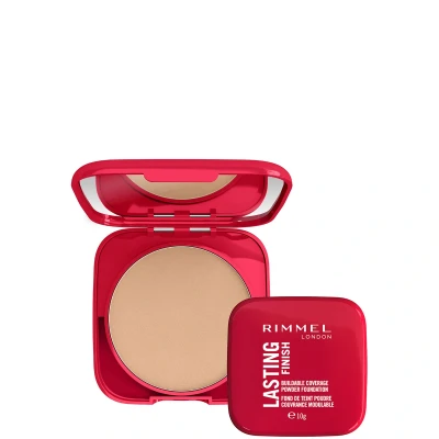 Abbildung von Rimmel Lasting Finish Buildable Coverage Puder Foundation 012 Cinnamon
