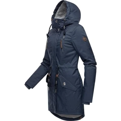 Abbildung von Ragwear Elsie Melange Parka, Damen, Größe: XS, Dark blue