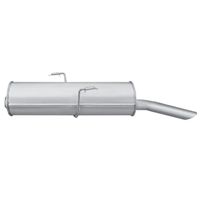 Abbildung von HELLA 8LD 366 032 721 Endschalldämpfer hinten mit Anbauteilen PEUGEOT: 306 Limousine