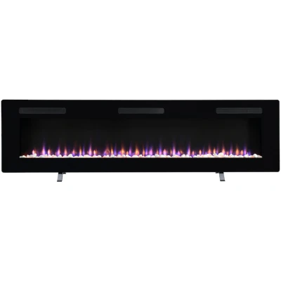 Abbildung von Dimplex Elektrokamin &quot;Sierra 72&quot;&quot;, schwarz,mit Heizung, Fernbedienung, App, Optiflame Flammeneffekt
