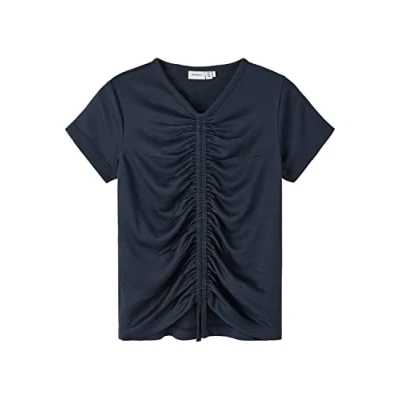 Abbildung von Name it Nkfsessa Tshirt print für Kinder, Größe: 122/128, Dark sapphire
