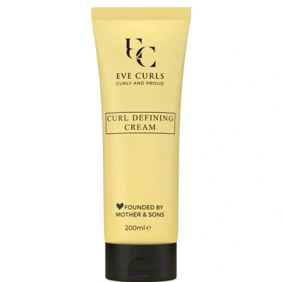 Abbildung von Eve Curls Curl Defining Cream 200ml Lockencreme für perfekte Definition Feuchtigkeit &amp; Anti Frizz Curly Girl Methode Styling Lockiges Haar