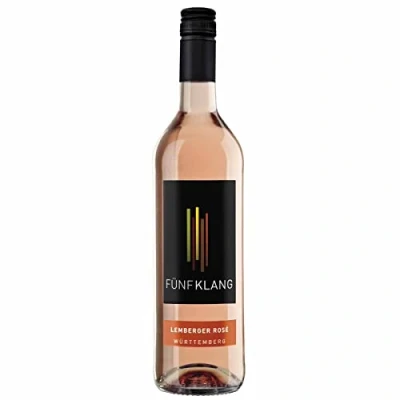 Abbildung von 6 Flaschen Fünfklang Lemberger rose a 750ml Rosewein