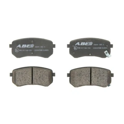 Abbildung von ABE C20307ABE Bremsbelagsatz Hinterachse mit akustischer Verschleißwarnung HYUNDAI: i10 I, II Schrägheck, KIA: Picanto
