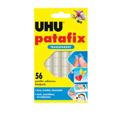Abbildung von UHU Patafix, Fixierpaste, 56 Pastillen, Unsichtbar