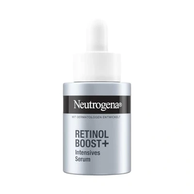 Abbildung von Neutrogena Retinol Boost+ Intensives Anti Aging Nacht Serum (30 ml Flasche mit Pipette) Nährendes Gesichtspflege zur Reduzierung des Auftretens auch tiefer Falten