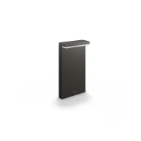 Abbildung von Philips Outdoor Ultra Efficient Bustan Wegeleuchte 3,8W, 2700K warmweißes Licht, IP44 wetterfest, anthrazit
