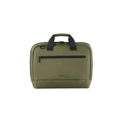 Abbildung von Hama Laptoptasche für Laptops 15,6“ 16,2“ (leichte Businesstasche als Umhängetasche oder Tragetasche, Notebooktasche mit Organizer Vorderfach und Innenfach, wasserabweisend, gepolstert) oliv