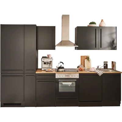 Abbildung von BASIC by Balculina Küchenzeile &quot;Jazz&quot;, Breite 310 cm, wahlweise mit E Geräten