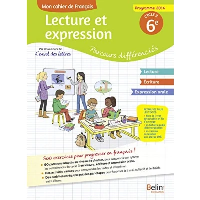 Abbildung von Mon cahier de Français 6e: Lecture et expression : parcours différenciés