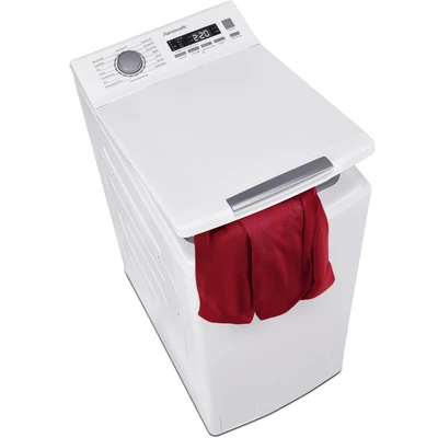 Abbildung von Hanseatic Waschmaschine Toplader HTW8013A, 8,0 kg, 1300 U/min, Mengenautomatik