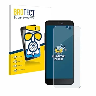 Abbildung von BROTECT Entspiegelungs Schutzglas für Fairphone 3 Plus Schutz Folie Panzerfolie Glas Matt [Extrem Kratzfest 9H, Anti Reflex, Fingerprint]