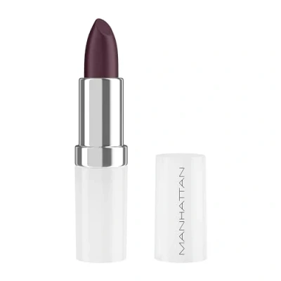 Abbildung von Manhattan Lasting Perfection Satin Lipstick 980 Mauve To The Music, Lippenstift für intensive, langanhaltende Farbe und feuchtigkeitsspendende Pflege
