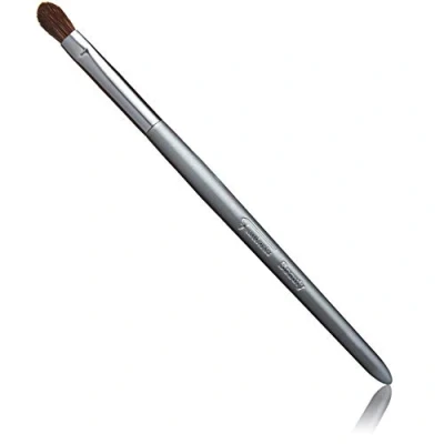 Abbildung von Fantasia 3301, Lidschattenpinsel aus Naturhaar Edler Makeup Pinsel in Lidfaltenpinsel Ziegenhaar Länge 14cm Schminkpinsel von, Silber