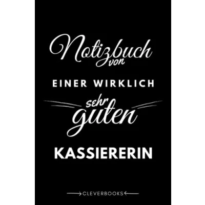 Abbildung von Notizbuch für die Kassiererin: personalisierte Geschenk Idee Frauen, an der Kasse kassieren