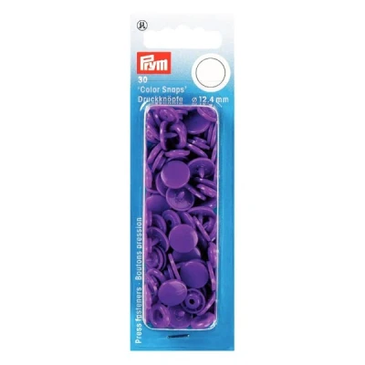 Abbildung von PRYM Druckknöpfe Color snaps Lilac 12,4 mm
