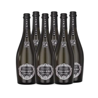 Abbildung von SCAVI &amp; RAY Prosecco Frizzante DOC (6 x 0,75l) fruchtig, frischer und trockener italienischer Perfekt geeignet für festliche Anlässe Cocktails