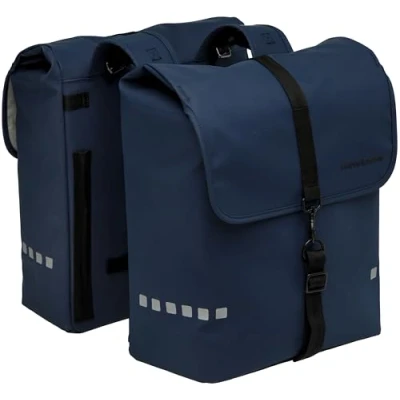 Abbildung von Doppelte Fahrradtasche New Looxs Odense 39 Liter 34 X 16 38 Cm (2x) Dunkelblau