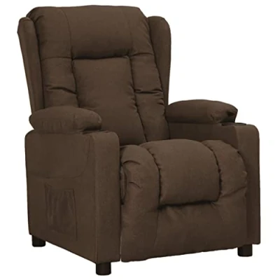 Abbildung von vidaXL Sessel Relaxsessel Braun Stoff (1 St)