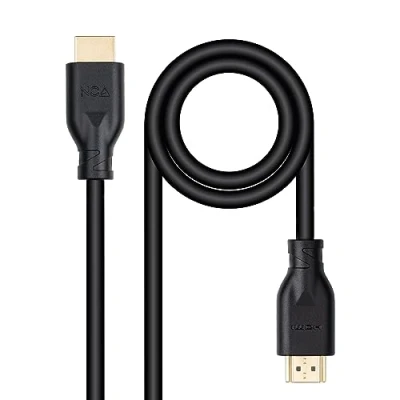 Abbildung von NANOCABLE 10.15.3901 HDMI Kabel V2.0 4K@60Hz 18 Gbit/s Stecker Typ A auf CCS, Schwarz, 1 m