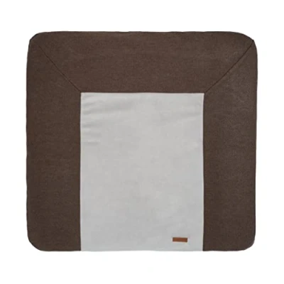 Abbildung von Baby&#039;s Only Baby Wickelauflagenbezug Bezug für Wickelauflage Classic Strickbezug Wickelunterlage Aus Baumwolle Cacao 75x85 cm