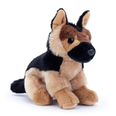 Abbildung von Zappi Co Rex der Deutsche Schäferhund Plüschhund (20cm) Weich, Kuschelig, Recycelt Treuer Wachhund Freund
