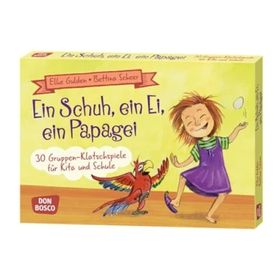 Abbildung von ein Schuh, Ei, Papagei: 30 Gruppen Klatschspiele für Kita und Schule (Spielen Lernen Freude haben. tolle Ideen Kindergruppenauf DIN A5 Karten)