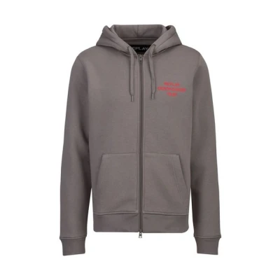 Abbildung von Replay Closed Sweatjacke, Herren, Größe: Large, Gray